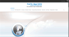 Desktop Screenshot of dralperkaya.com